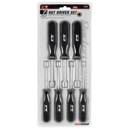 PERFORMANCE TOOL 7-Pc Sae Nut Driver Set, W950 W950